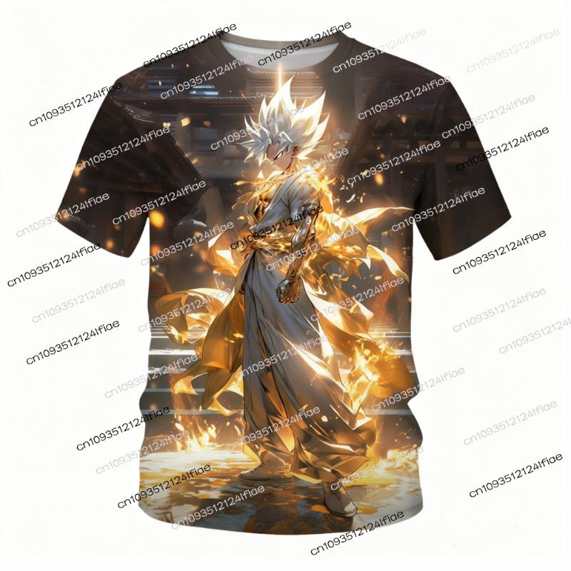 2025 New Dragon Ball Z Anime Kids T-shirt Adult Men/Women Goku 3D Printed Street Tshirt Sports Quick-drying T shirt