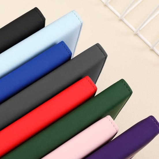 Faux Leather Cover 2024 Planner Notebook 12 Monthly Weekly Agenda Notebook with Elastic Closure Pen Loop Series