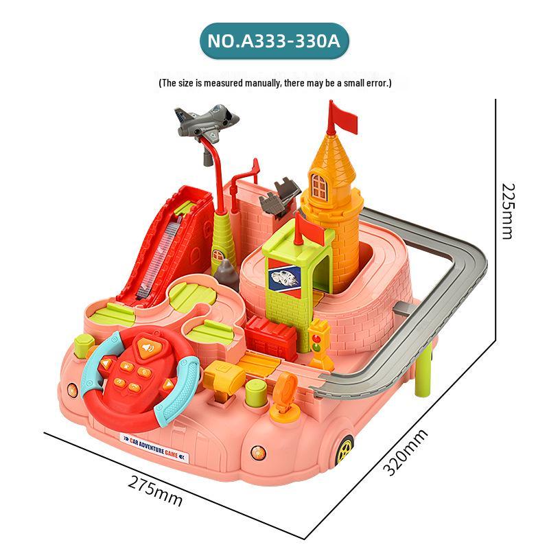 Kids' Adventure Track: Interactive Sliding Car Toy for Ages 1-3
