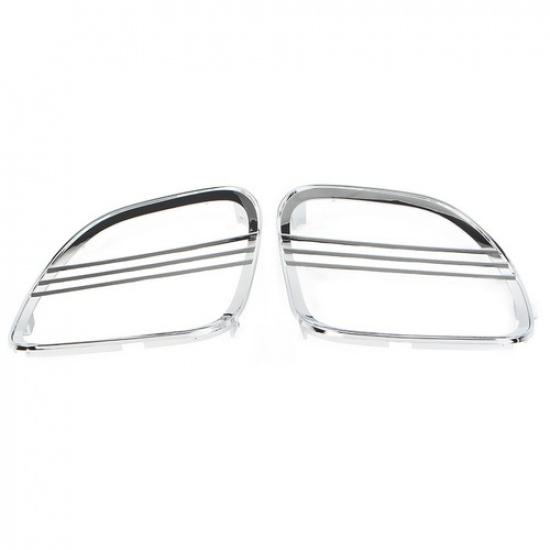 For Harley Road Glide FLTRX 2015-2021 Chrome Tri-Line Speaker Grills Cover Trim