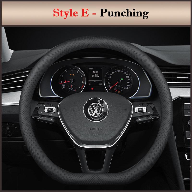 For VW Volkswagen Nivus D Type Steering Wheel Cover Nonslip Comfortable Four Seasons Car Steering Covers Interior Accessories
