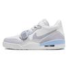 Jordan Legacy 312 Abrasion Resistant Slip Resistant Low top Vintage Basketball Shoes Men's Gray White HQ1190-101(Team181-)