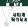 ENHYPEN Dimension Dilemma Album Merchandise Necklace Silver Round Disc Pendant Chain Kpop Idol Fan Collection Fashion Jewelry Gift Accessories
