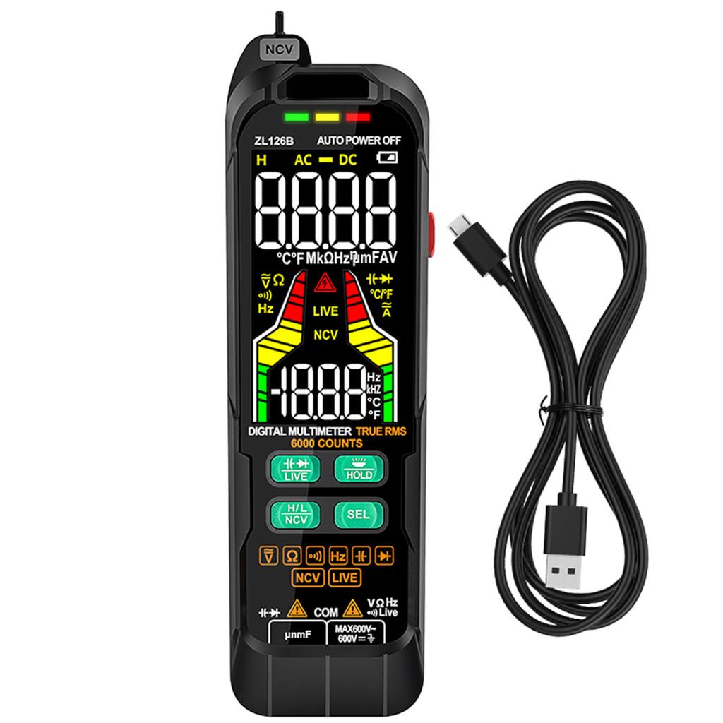 Digital Multimeter Professional Tester Meter Alternating Current Direct Current Voltage Multimetro True RMS Capacitance