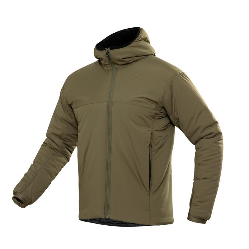 Men`s Hooded Quilted Puffer Jacket Lightweight