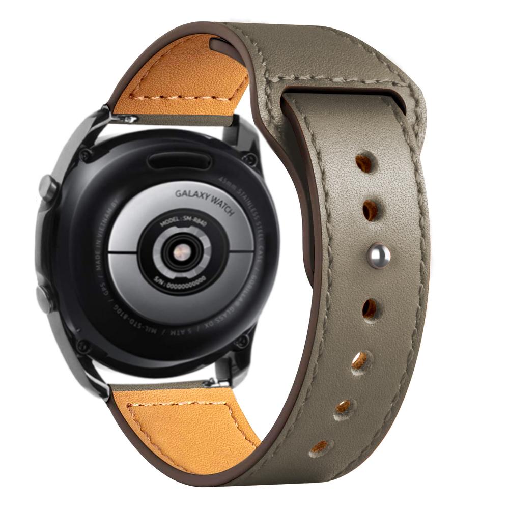 20mm 22mm watch Straps For Samsung Galaxy watch 7 FE 6 5 pro/4 Classic Leather bracelet amazfit bip/Huawei GT/2/3 Pro 4 5 6 band