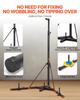 Heavy Duty Punching Bag Frame Boxing Fitness Stand Steel Adjustable Height