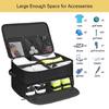2 Layer Golfs Trunk Organizer Golfs Car Locker with Individual Compartment for 2 Pair Shoes, Golfs Car Storage Organizer