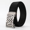 Men'S Wind Alloy Automatic Buckle Belt Thickened Imitation Nylon Tactical Belt