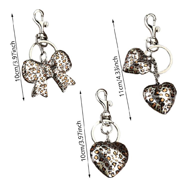 Portable Leopard Designs Keychain For Fashion Lovers Enhances Personal Style On Bags And Keys With Sturdy Alloy