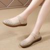 Summer Women's Sandals Mary Jane Beach Breathable Flat Shoes Closed Toe Casual Soft Sandals for Girl Plus Size