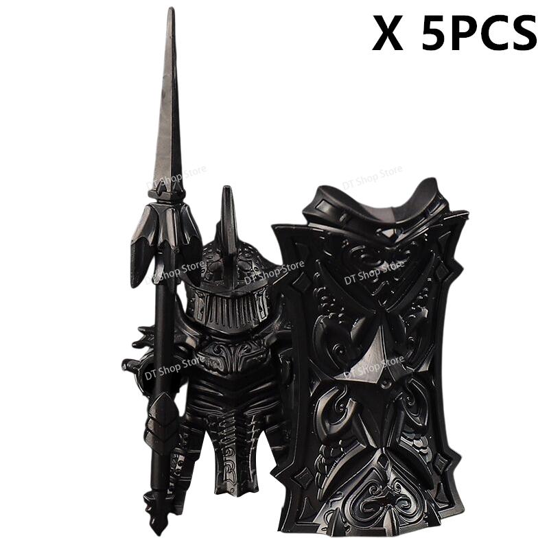 Demon Soul Tower Black Knight Action Figures Accessories Weapons Building Block Puzzle Toys Gifts Z7721