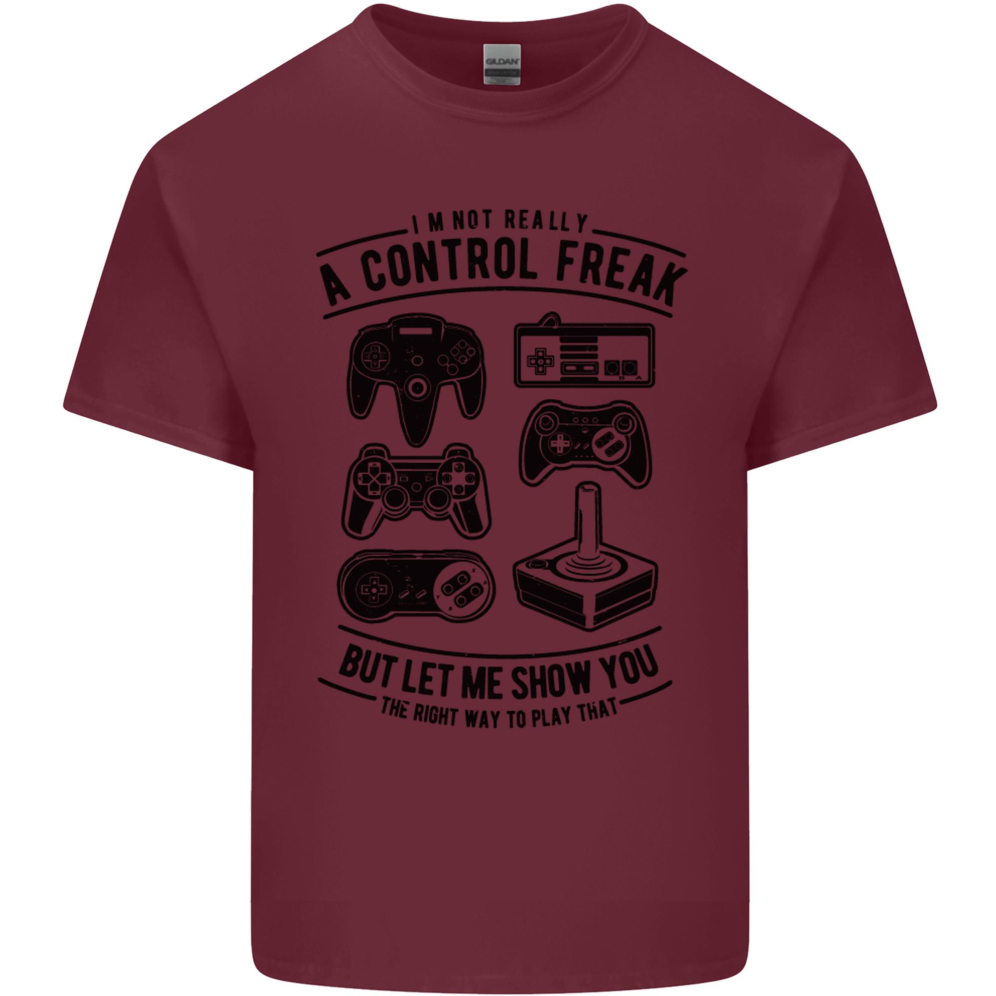 Control Freak Funny Gaming Gamer Unisexs Light Cotton TShirt S