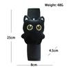 Black Cat Car Safety Shoulder Pads Soft Pressure-Relief Seat Belt Protective Cover Car Seatbelt Shoulder Guard