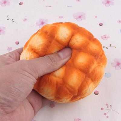 Stretch Squeezing Simulation Bread Squeeze Toy, Toast Cake Fake Food Model, Breakfast Squeeze Sensory Toys