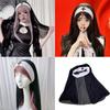 Nun Hats for Women Adult Halloween Costume Accessory Lightweight Nun Headpiece Nun Headband Caps Nun Habits Hat
