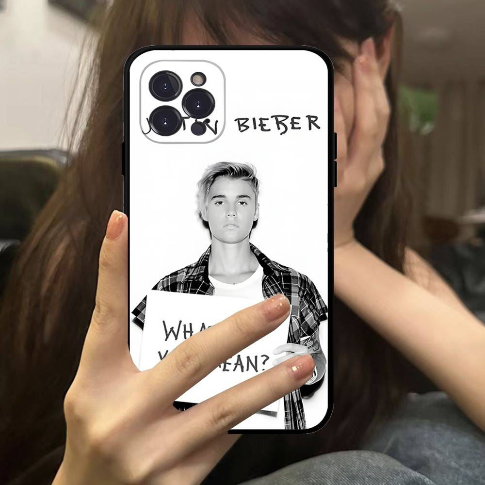 Sänger J-Justin B-Bieber Handyhülle für iPhone 17 16 Pro Max 15 14 13 12 11 Mini Plus Handyhülle