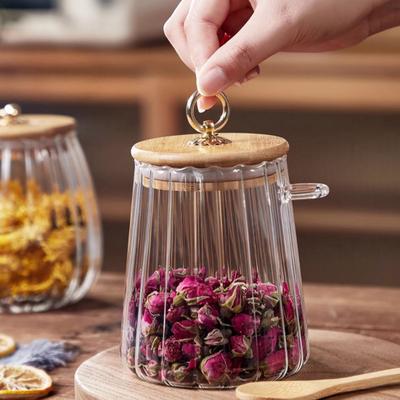 700ml Kaşıklı Cam Saklama Kavanozu Büyük Kapasiteli Geniş Ağızlı BPA İçermez Çok Yönlü Kullanım Kahve Şeker Kabı Gıda Saklama Düzenleyici