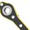 Hexagonal Ratchet Wrench Lug Handle Kit Hand Rocker Durable Useful Car Scissor Labor Saving for