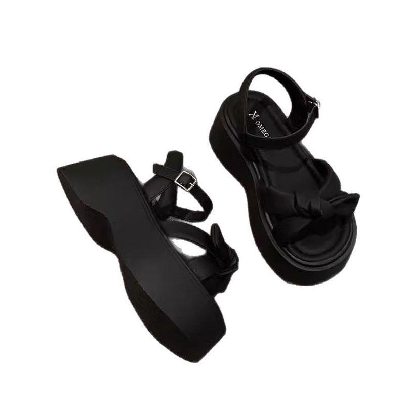 Fashion Women's Sandals Summer 2025 Chunky Heels For Woman Platform Sandals Korean Reviews Many Shoes White Small Heels Sandals Ladies