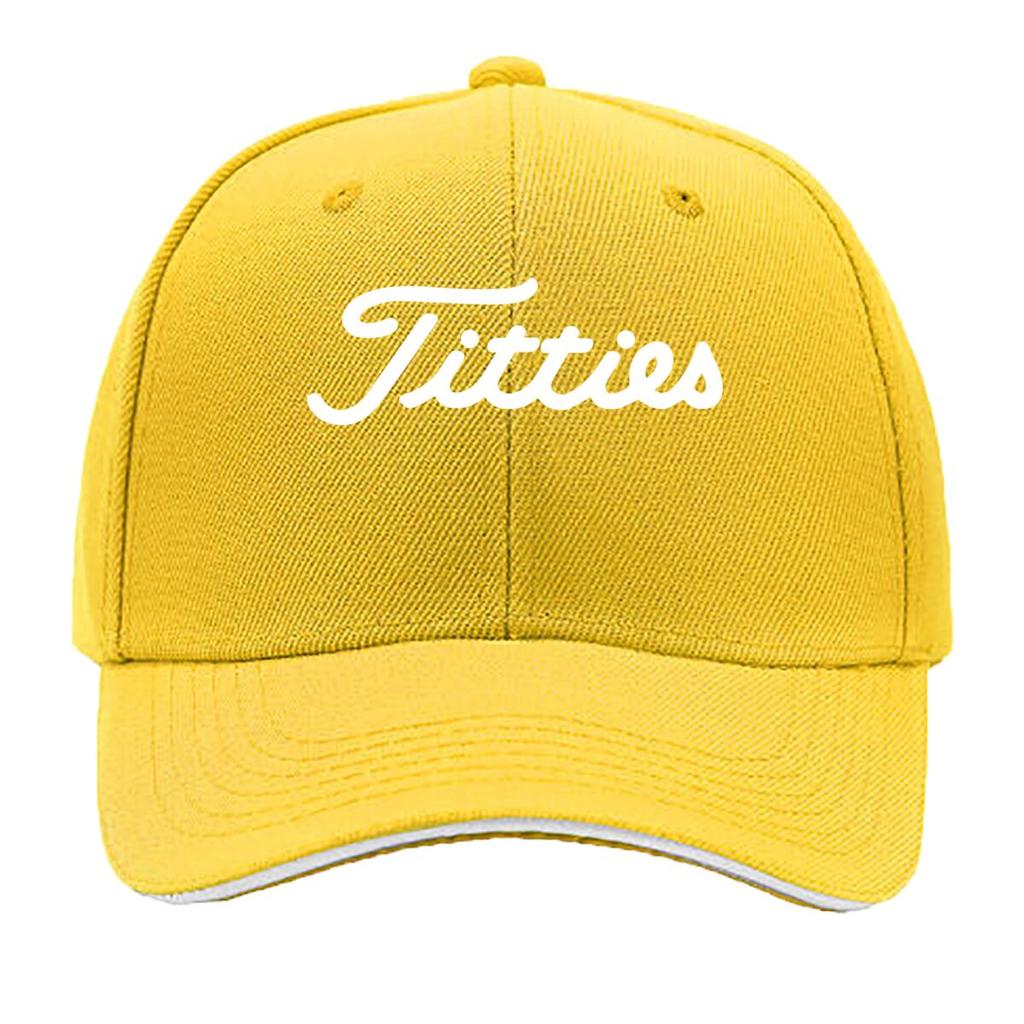 Titties Fet Textkonst Smörgås Basebollkeps
