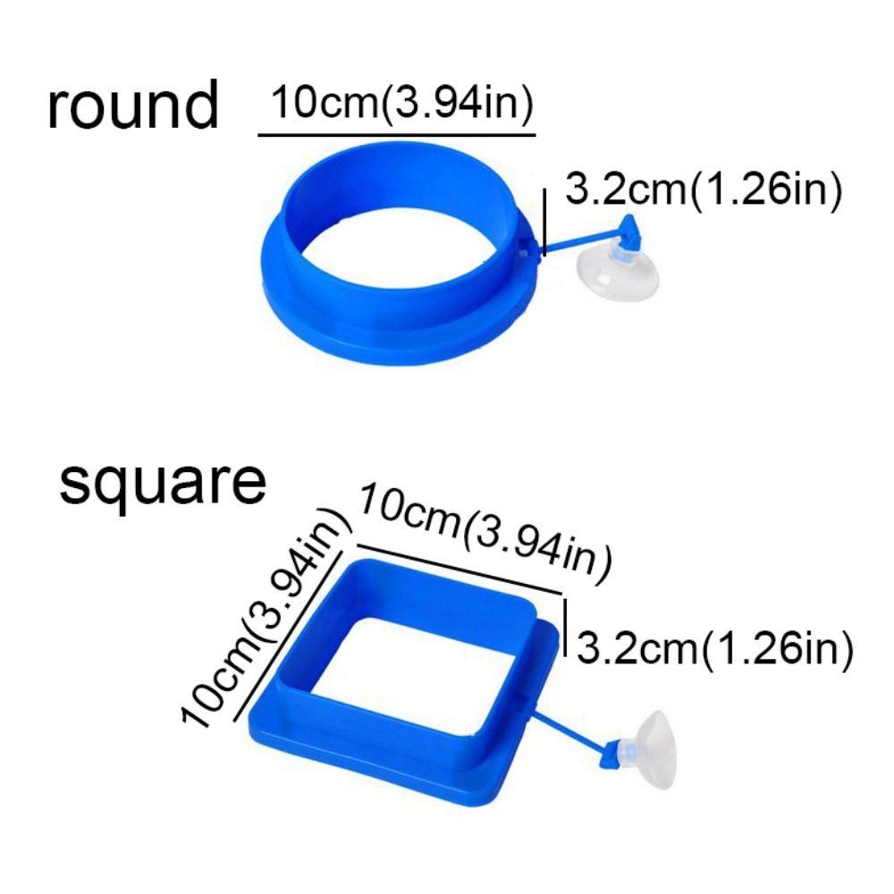 Thicken Floating Feeding Ring Suction Cup Floating Food Tray Fish Feeding Ring  Fish Pond