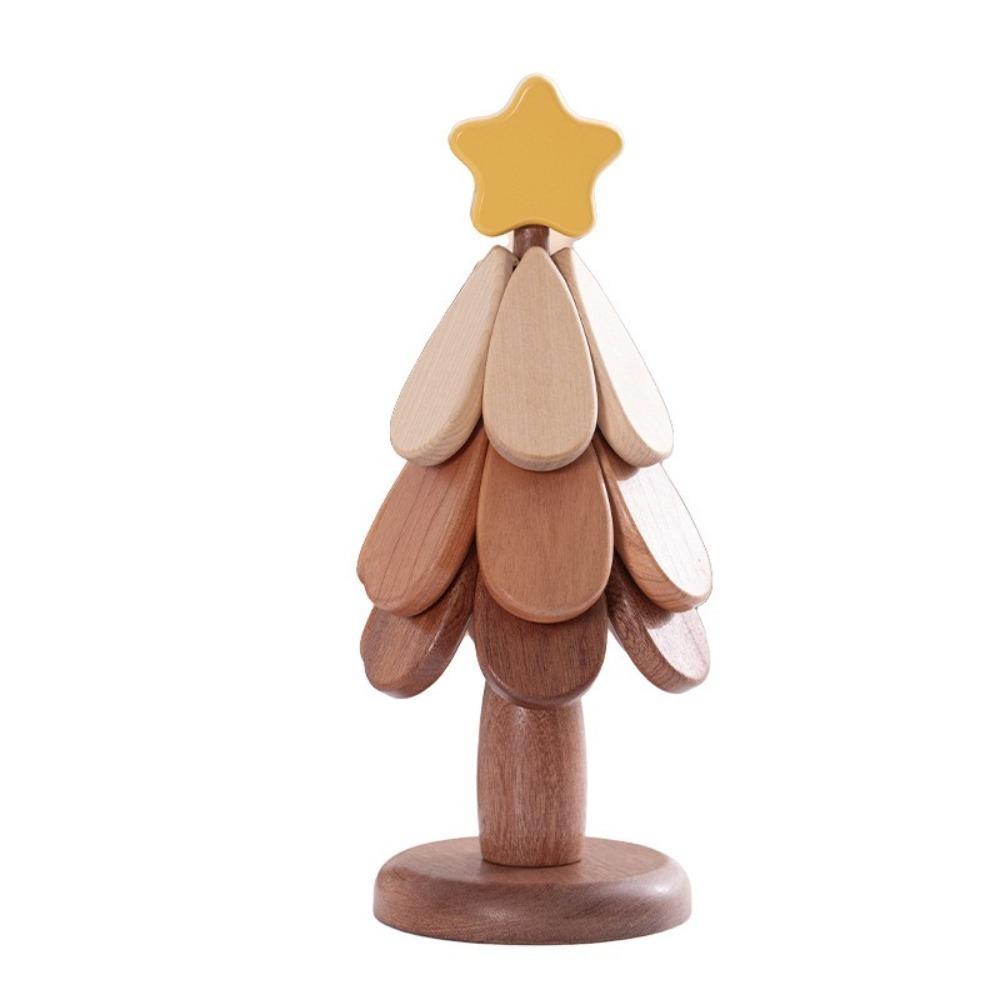 Set of 3 Wooden Tree Trivet Black Walnut Wood Placemats New Insulation Mat  for Home Kitchen