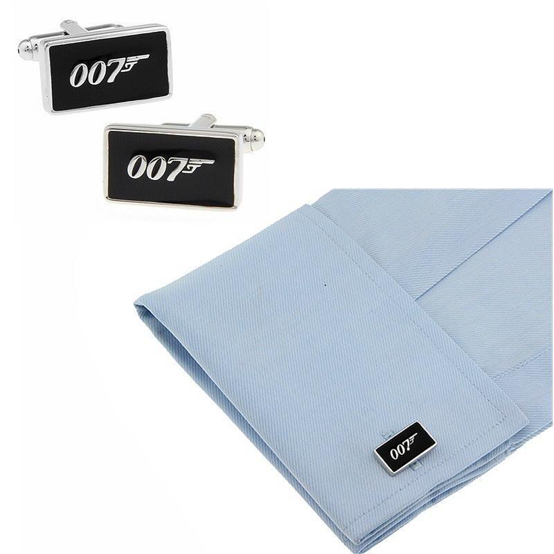 Nowa moda posrebrzana emalia w kolorze czarnym Spy 007 James Bond Walther P99 kształt wykwintny
