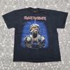 Vintage Iron Maiden T Shirt Mens Womens Tees Top World Slavery Tour 1984 Graphic Print