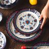 Ceramic bowls and plates Household creative tableware Soup noodle salad bowl Rice bowl Vegetables Fish plate