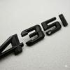 Gloss Black Chrome 435i 440i Rear Trunk Emblem Letter Badge Sticker For BMW 4 Series F32 F33 F36 Car Styling Accessories
