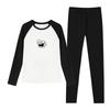 Teen Girl Autumn Cotton Thermal Set - Warm Long Underwear & Sweater
