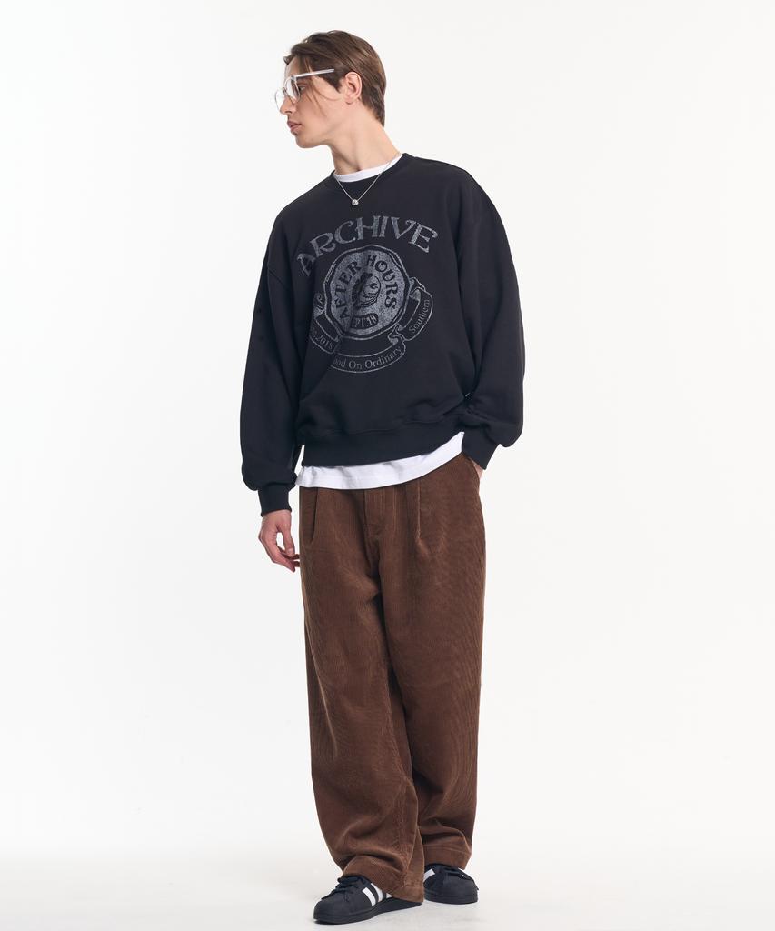 MOO Archive Balloon Over Sweatshirt - Black