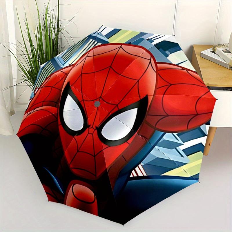 1pc Spider-Man Automatic Folding Umbrella, 8-Rib Portable & Foldable Design, All-Season Use, Highqualityy0722057