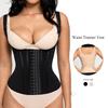 Custom Plus Size Workout Slimming Tummy Wrap Latex Waist Trainer Vest Corset Waist Trainer Shaper Women