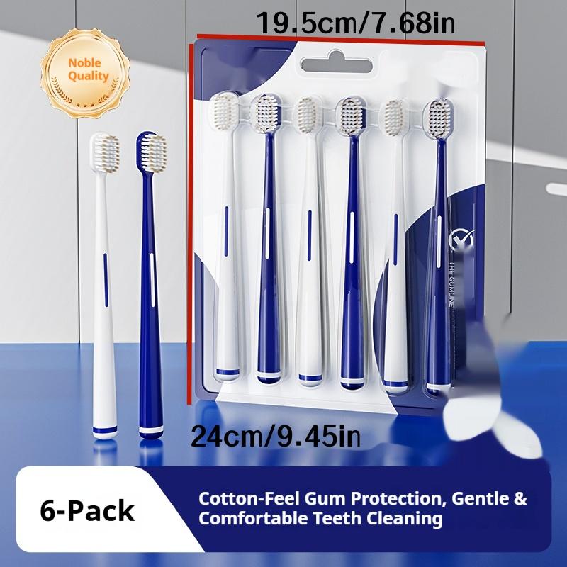 

6/12Pcs Adult Toothbrushes for Deep Cleaning, Non-Irritating to Gums, No Bleeding, Essential for Home or Travel, Convenient Toothbrushes, Ho