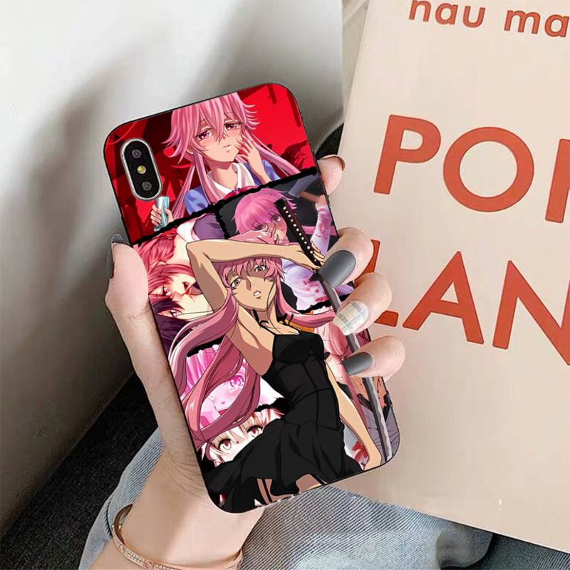Mirai Nikki Future Diary Phone Case Silicone Soft for Iphone 14 13 12 11 Pro Mini XS MAX 8 7 6 Plus X XS XR Cover