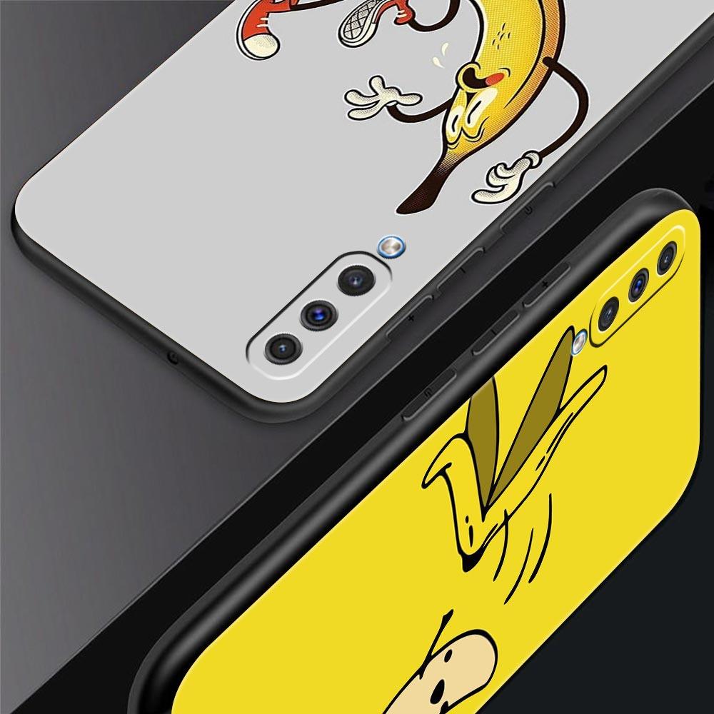 Funny Bite Apple Banana Phone Case for Samsung Galaxy A56 A36 A26 A16 A34 A24 A42 A22 A20 A12 A40 A30 A10 Soft TPU Cover Shell