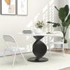 Set of Two Cushioned Folding Chairs - White