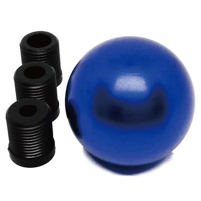 Morytrade MT Shift Knob for Cars, Cars, Light Tigers, Round Type, Round, Aluminum, Unmarked, Universal (Blue)