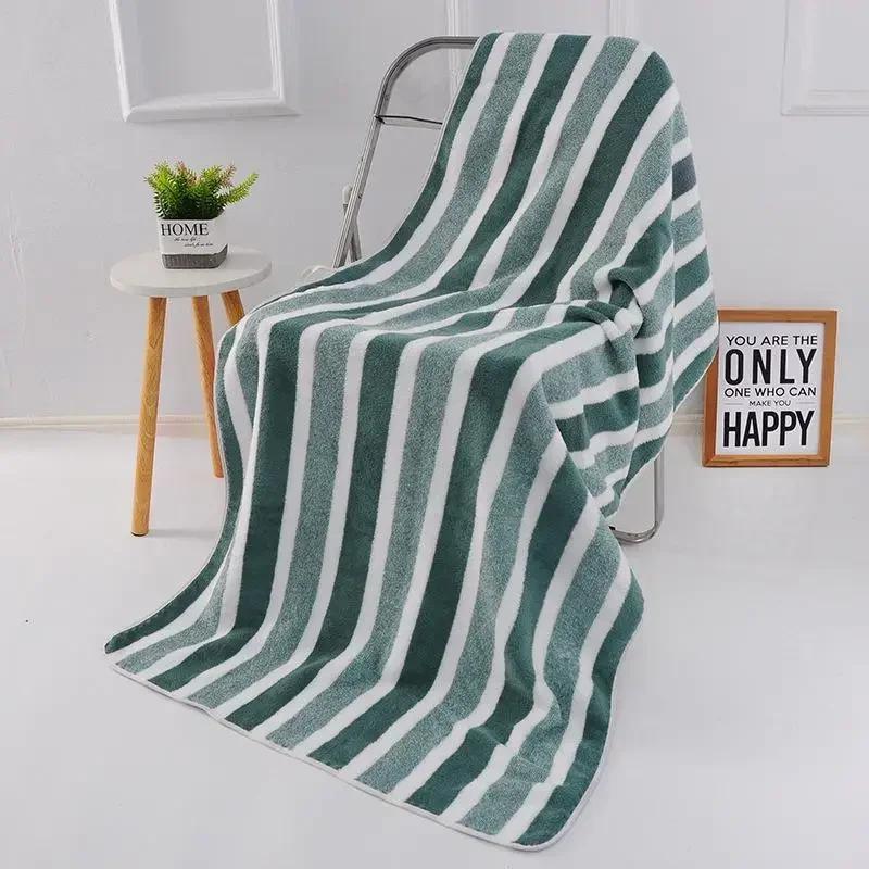 

Soft and Absorbent Bath Towel - Cozy Towels for Daily Use Thickened Soft Face Towel for Sensitive Skin Gentle Touch 35X75cm зелёный