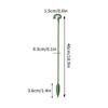 5/10/20PCS Plastic Plant Support Stand Garden Rose Fixing Rods Reusable Butterfly Orchid Flower Rack Holder Bracket Anti Lodging