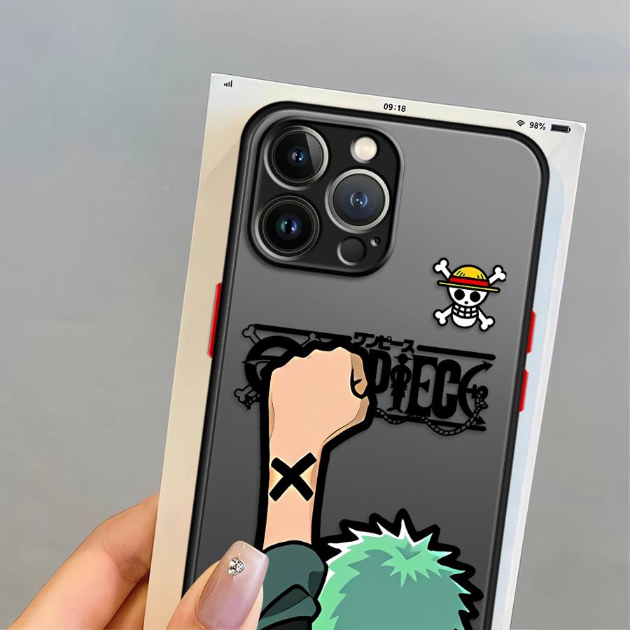 Case for iPhone 17 Pro Max 11 7 8 SE 14 13 Mini 16 Plus XS XR 15 Air 12 Funda Back Phone Cover One Pieces Zoro Luffy