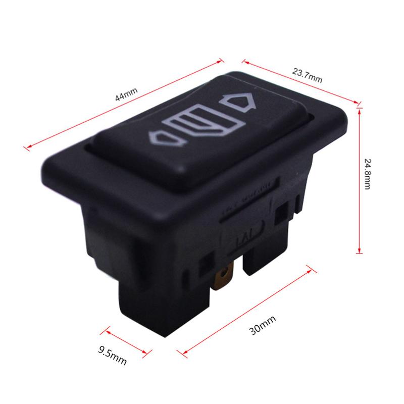 1Pc Universal 6 Pins Car Electric Power Window Switch Lifter Controller Control Window Regulator Switch Accessories onesize