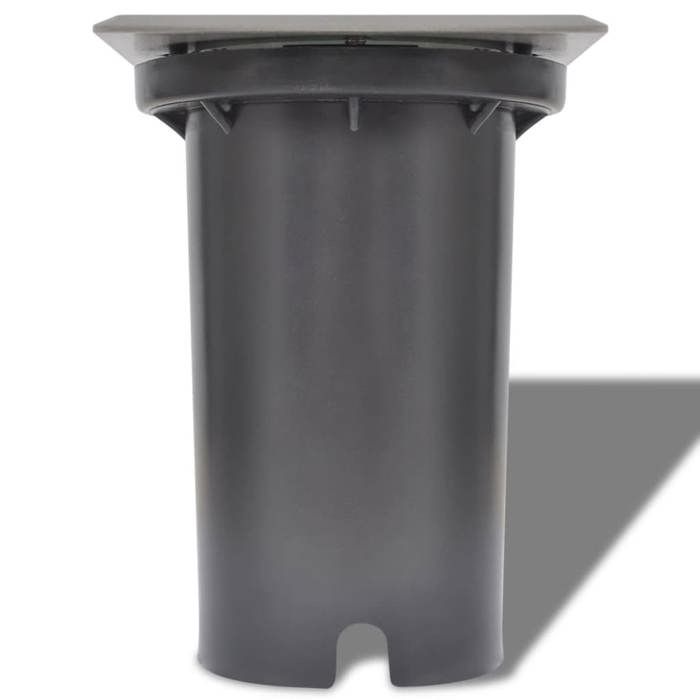 VidaXL Lampe LED Encastrable au Sol d'Extérieur Jardin 3 Pièces Carré 42413