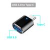 NNBILI 1-5pcs USB 3.0 To Type C Adapter LED OTG To USB C Male To USB A Female Connector For HUAWEI Samsung Xiaomi POCO Adapters 3