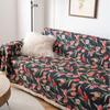 Amerikanischer Stil Jacquard Rutschfeste Sofa Handtuchdecke Doppelseitiger Jacquard Baumwollgaze Vier Jahreszeiten Universal Retro Sofa Handtuch