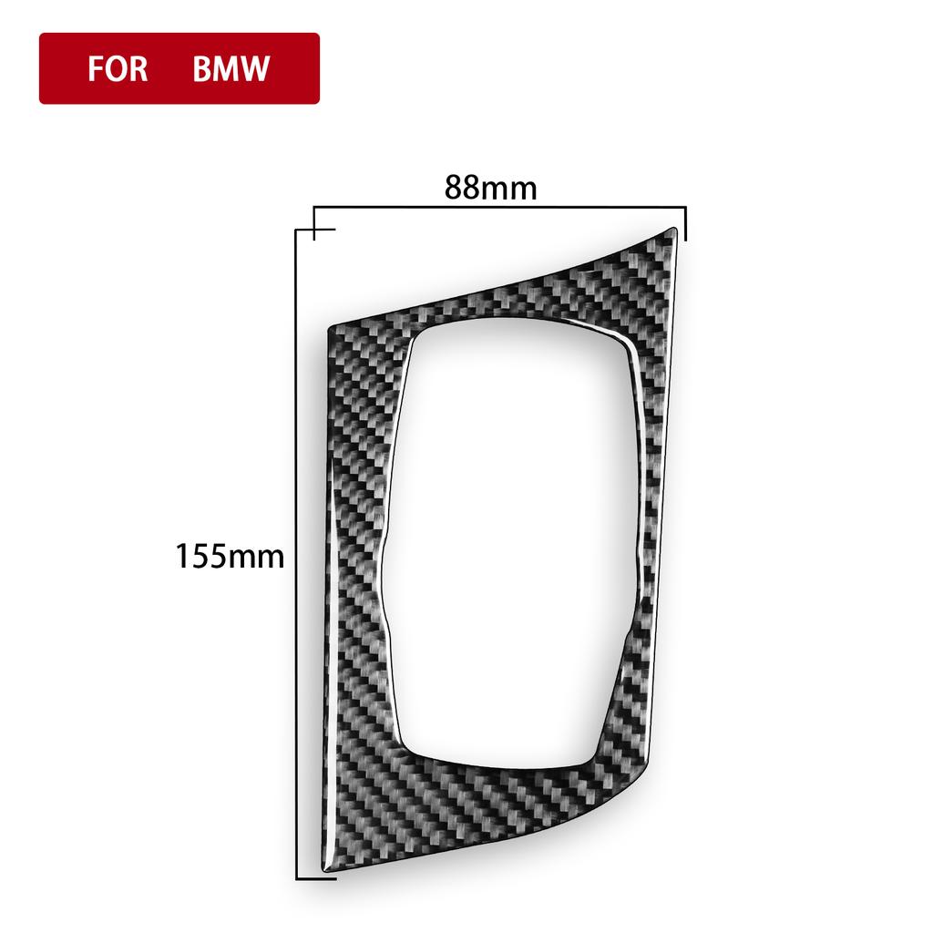 For BMW X1 F48 X2 F39 2016-2025 Real Carbon Fiber Sticker Gear Shift Multimedia Knob Panel Car inside decorative Accessories