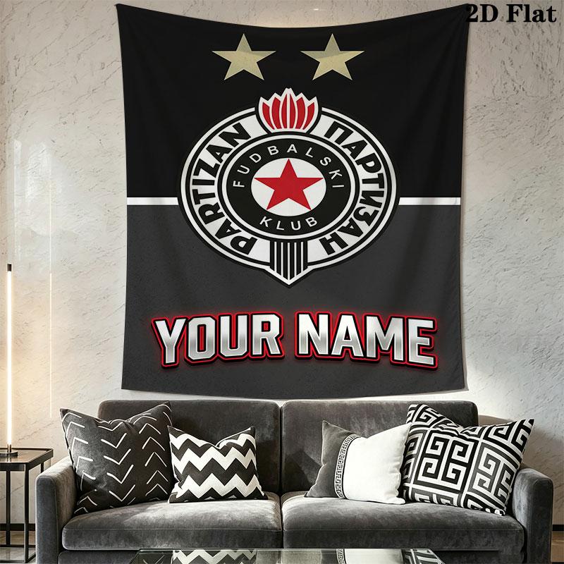 Fk Partizan Wall Hanging Printed Fabric Blanket Decorative Tapestries for Bedroom Living Room Home Decor