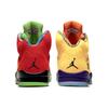 Air Jordan 5 Retro SE What The Unisex Sneakers Multi-Color Varsity-Maize Court-Purple CZ5725-700